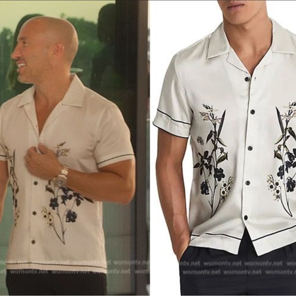 Reiss Other - Reiss FIERRO CUBAN COLLAR FLORAL SHIRT c